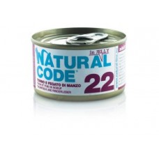 Natural Code 22 tonno e fegato di manzo 85gr